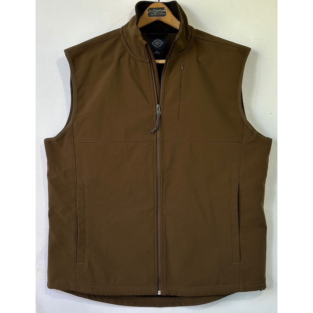 Classic Vest Performance Softshell Mens L Brown Excellent